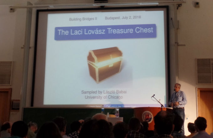Babai László előadása a Building Bridges II. konferencián