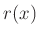 $ r(x)$