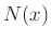 $ N(x)$