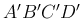 $ A'B'C'D'$