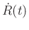 $\displaystyle \dot R(t)$