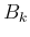 $ B_k$