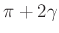 $ \pi+2\gamma$