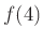 $ f(4)$