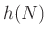 $ h(N)$