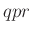 $ qpr$