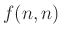 $ f(n,n)$