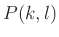 $ P(k,l)$