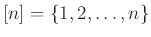 $ [n]=\{1,2,\ldots,n\}$