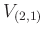 $ V_{(2,1)}$