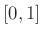 $\left[0,1\right]$