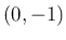 $ (0,-1)$