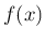 $ f(x)$