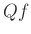 $ Qf$