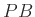 $ PB$
