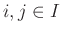$ i,j \in I$