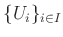 $ \{ U_i \}_{i\in I}$