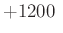 $ +1200~$