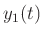 $\displaystyle y_1(t)$