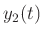 $\displaystyle y_2(t)$