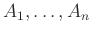 $ A_1,\dots,A_n$
