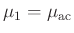 $ \mu_1=\mu_{\mathrm{ac}}$