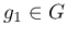 $ g_1 \in G$