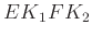 $ {EK}_1FK_2$