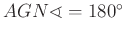 $ AGN\sphericalangle =180^{\circ}$