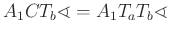 $ A_1CT_b\sphericalangle =A_1T_aT_b\sphericalangle $