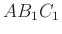 $ AB_1C_1$
