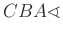 $ CBA\sphericalangle $