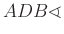$ ADB\sphericalangle $