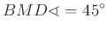 $ BMD\sphericalangle=45^{\circ}$