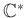 $ \mathbb{C}^{*}$