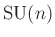 $ \operatorname{SU}(n)$