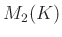 $ M_2(K)$