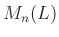 $ M_n(L)$