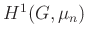 $ H^1(G,\mu_n)$