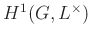 $ H^1(G,L^\times)$