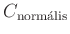 $ C_{\mathrm{norm\acute alis}}$