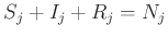 $ S_{j}+I_{j}+R_{j}=N_{j}$
