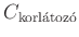 $ C_{\mathrm{korl\acute atoz\acute o}}$