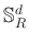 $ \mathbb{S}^d_R$