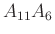 $ A_{11}A_{6}$