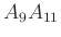$ A_{9}A_{11}$