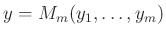 $ y=M_m(y_1,\dots,y_m)$