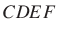 $ CDEF$