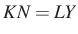 $ KN=LY$