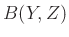 $ B(Y,Z)$